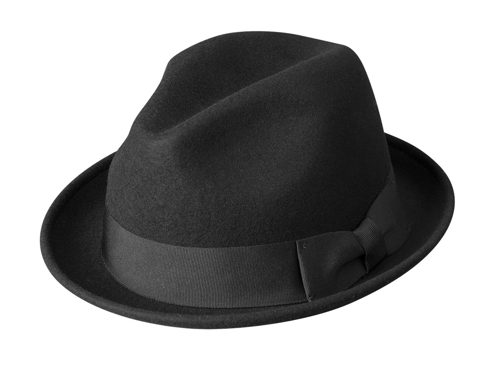 Conversation Piece Stingy Brim Felt Fedora - Brimmed Hats